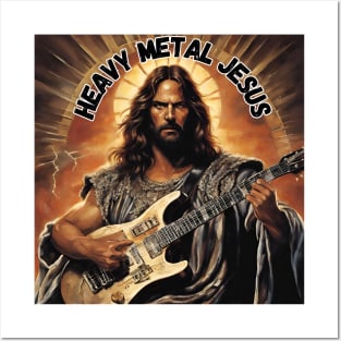 JESUS MEME - Heavy Metal Jesus Posters and Art